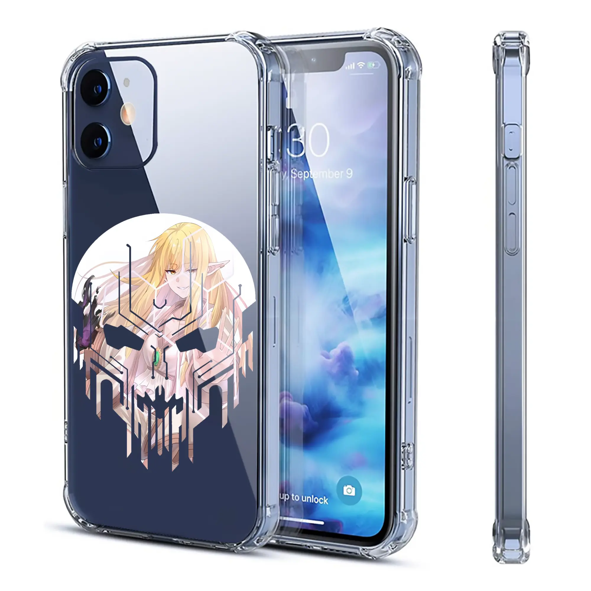 葬送のフリーレン（Frieren） グッズ,ゼーリエ（Serie） - IPhone 12シリーズ対応 ・ 透明スマホケース ・ クリアソフトケース ・ TPU素材 ・ 耐衝撃 ・ 高密着 ・ 防汚 防指紋 ・ 簡単着脱